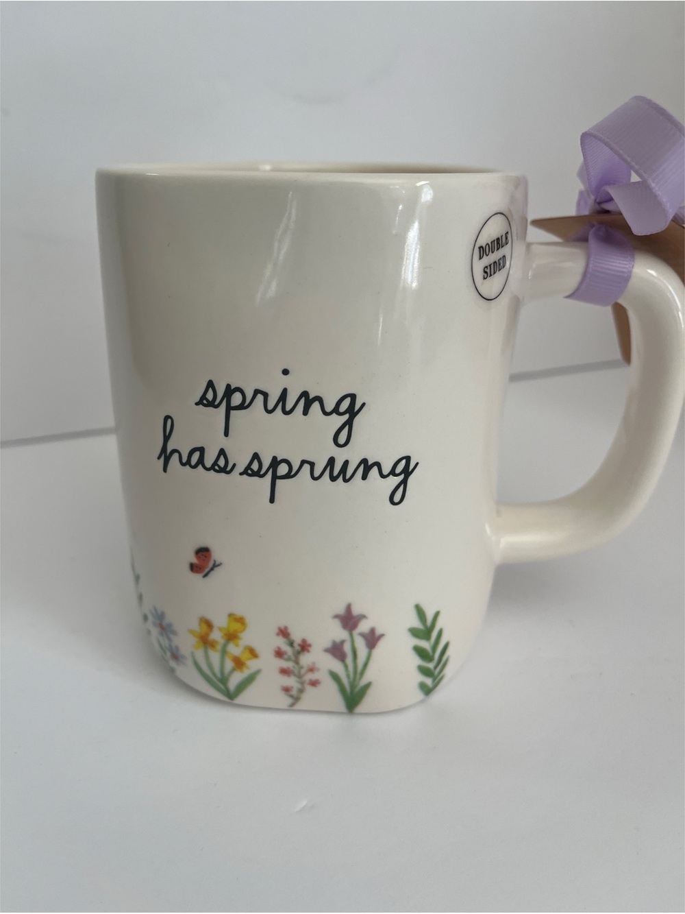 New Rae Dunn Spring Has Sprung Rabbit Mug - Picture 2 of 4